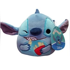 💙6.5" Stitch Eating Fries Squishmallow 💙